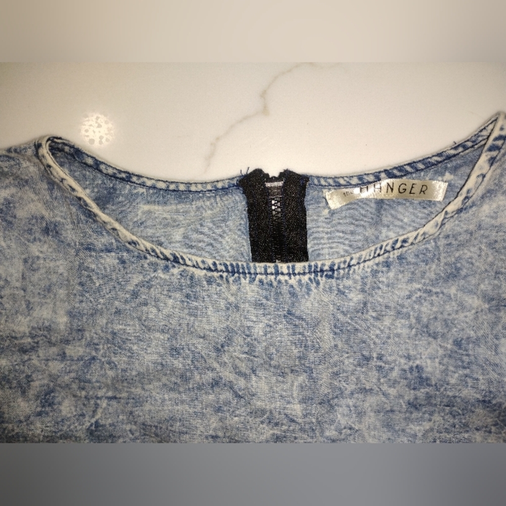Denim Blue Mini Dress - Picture 5 of 5